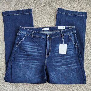 Kancan High Rise Dark Wash Blue Jeans